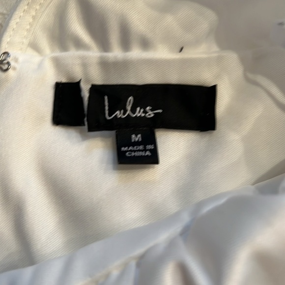 Lulus Glamorous Promise White Organza Halter Bodycon Midi Dress - Picture 10 of 10